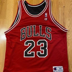 Vintage Champion Bulls Jordan Reversible jersey